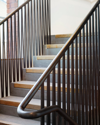 Gainsborough balustrades on stairway