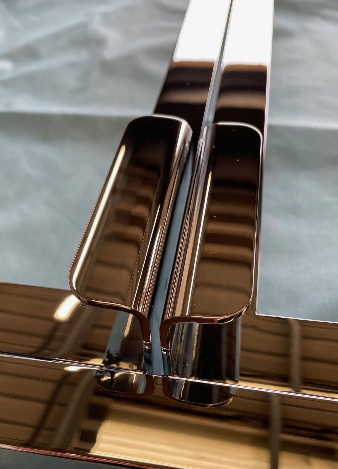 supply only 2 polished ss cabinet doors