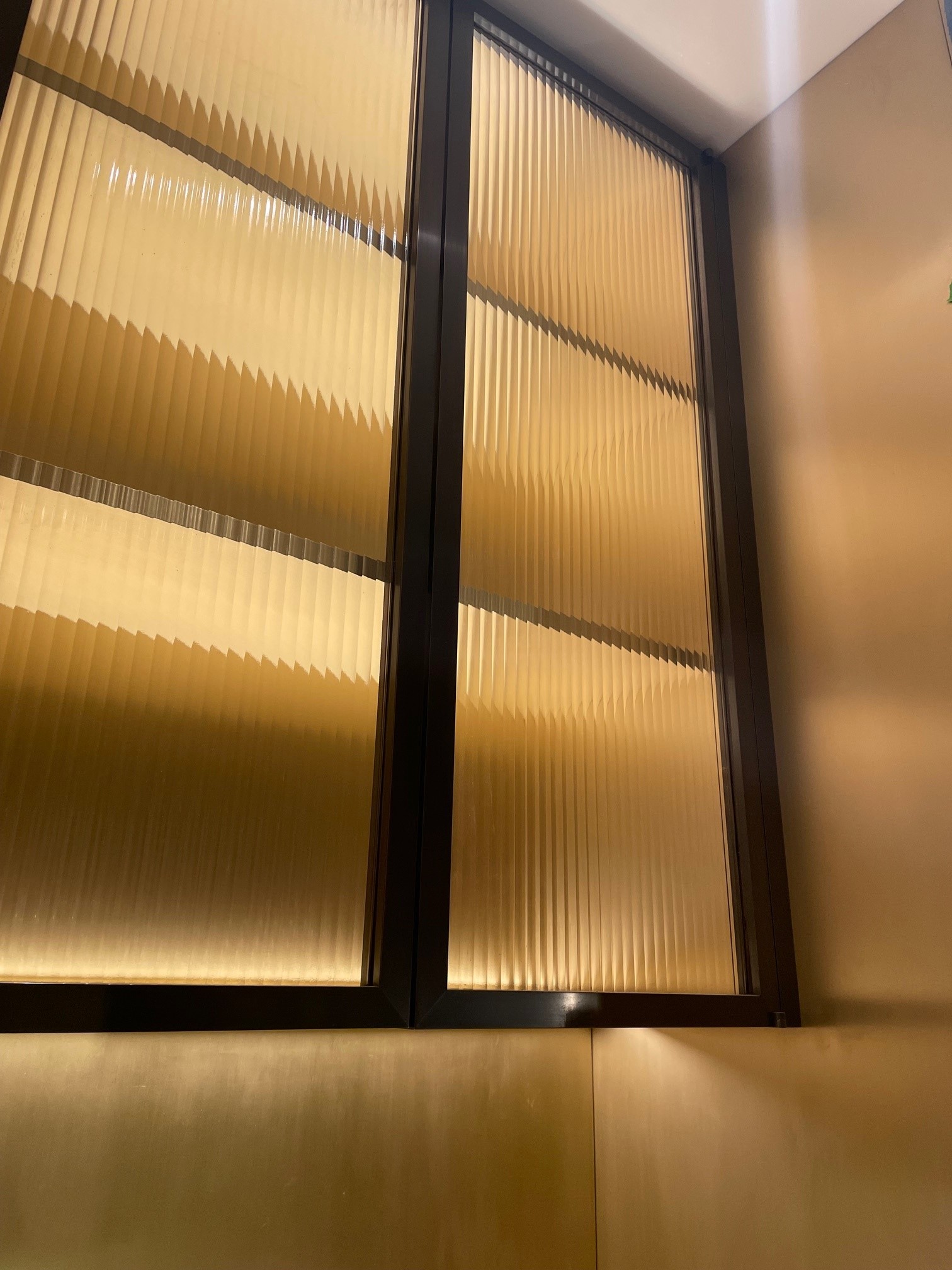 supply only 4 bronzed glazed cabinet doors